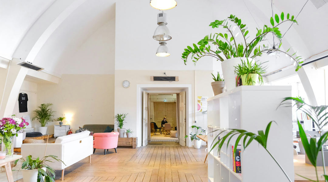 sustainable coworking workspace